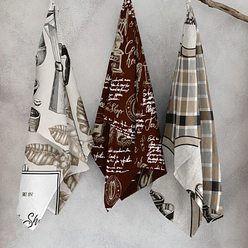 Рогожка 150 см наб арт. 904 29246-1 Кофейный аромат